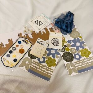 ⭐️ #7 Craft Pack with button and bling embellishments